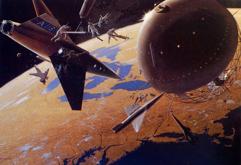 Illustration for article titled The Beautiful Art That Helped Inspire Space Travel